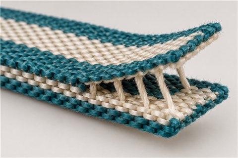 Generated educational multilayer woven reference; not a supplier photograph